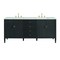 James Martin Vanities 72'' Double Vanity, Carbon Oak w/ 3 CM Ethereal Noctis Quartz Top 485-V72-CBO-3ENC - alternate 1